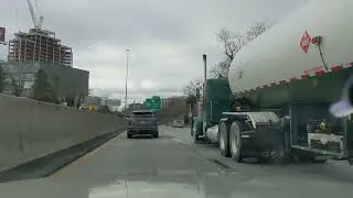 Westchester Drive: New England Thruway I-95 South from Mamaroneck to the Bronx in a Crown Victoria