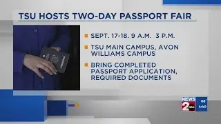 TSU hosts 2-day passport fair