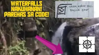 Yamashita treasure found | Waterfalls marker/sign/code
