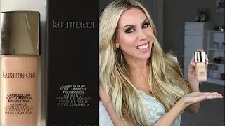 Обзор и демонстрация тональной основы Laura Mercier CandleGlow Soft Luminous