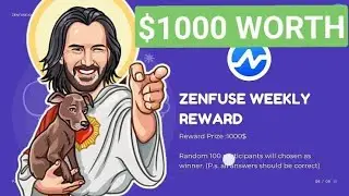 $1000 worth LEARN AND EARN QUIZ || ZENFUSE || TAMIL||STEP BY STEP