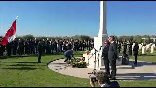 Remembrance Day 2018 at the Moro River Canadian War Cemetery - Ortona