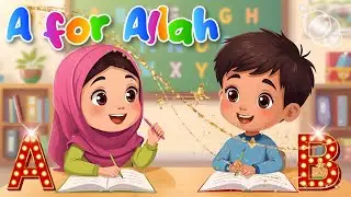 A to Z Islamic Nursery Rhyme &ndash; A for Allah | Islamic Alphabet Song for Kids | Learn Islam with Fun