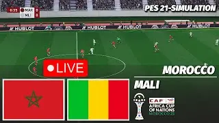 LIVE🔴| MOROCCO vs MALI - Africa Cup of Nations | PES 21 Simulation
