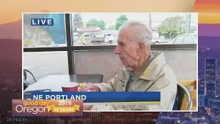 GDO memories: Andy Carson meets 99-year-old regular doughnut shop customer