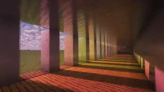 Minecraft - Shaders indoor comparison PTGI HRR vs Rethinking voxels