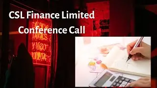 CSLFINANCE Share || CSL Finance Limited Results Concall || CSL Finance Earnings Concall Q4FY21