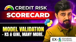 Credit Risk Scorecards (11) | Model Validation using Python | Gini KS PSI