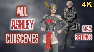 Resident Evil 4 | Ashley With Her New Sexy Armor Makeover 4K | Dedraz