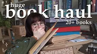 huge book haul unboxing 💸✨ | christmas books, new arrivals and subscription boxes