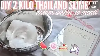 JUMBO FLUFFY THAI SLIME IN 10 MINUTES!