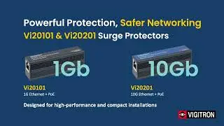 Powerful Protection, Safer Networking | Vigitron Ethernet and PoE Surge Protectors