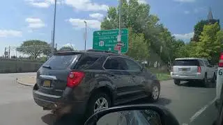 Clear road signs and trees leaves started to change color - August 22 2023