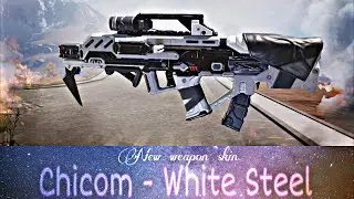 New  free to play epic weapon skin|| Chicom - White  Steel || Call of duty mobile || Blood ghost