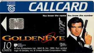 GoldenEye 007 - Special Edition Phonecard 1995 📞 (James Bond Collection)