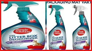 Simple Solution Cat Litter Box Deodorizer Spray Bottle