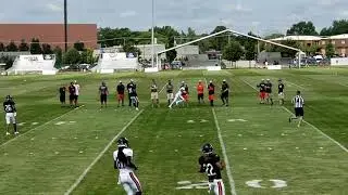 Bears Camp 2018 - Anthony Miller with a spectacular over the head catch.