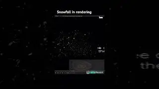 Snowfall in rendering / بارش برف     #snow #3dsmax #architecture #designer #3dmodeling #animation
