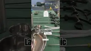 Laparoscopic trolley before Surgery I Inside Operation Theater I India