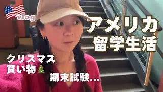 【アメリカ生活Vlog】クリスマスの買い物全部紹介🎁｜JLPT受験・ヒューストン日帰り旅行の日常