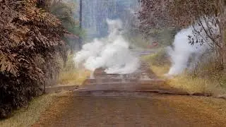 Eruption activity in Leilani Estates on May 8, 2018