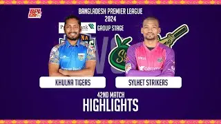 Khulna Tigers vs Sylhet Strikers || Highlights || 42nd Match || Season 10 || BPL 2024