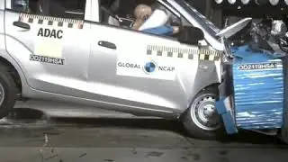 Hyundai Santro crash test, Got 2star Ratings in GLOBAL NCAP car Crash Test