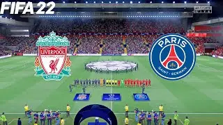 FIFA 22 | Liverpool vs PSG - Champions League - Full Match & Gameplay