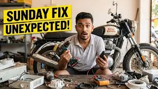 Normal Sunday | Bike wash | waching machine repaired
