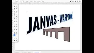 Janvas SVG Editor - warp tool