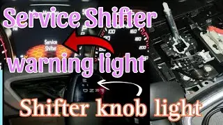 Dodge charger service shifter warning light on | Shifter knob light is not working