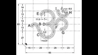 Engraving of "OM" "ॐ" using CNC Mill Manual Part Programming