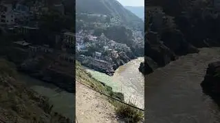🙏 संगम🙌#shorts #travel #uttarakhand #sangam #youtubeshorts #shiv#devprayag#river