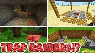 MINECRAFT TRAPS MODDED BATTLEDOME MINIGAME - MINECRAFT MOD CHALLENGE #1 | JeromeASF