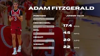 ADAM FITZGERALD - JUNIOR YEAR HIGHLIGHTS - 2026 SHOOTING GUARD - SCARBOROUGH HIGH SCHOOL