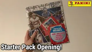 Starter Pack Opening - Panini NFL 2024 Sticker & Card Collection! 🏈