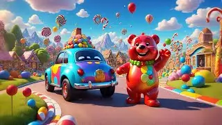 Candy Land Car Ride | Nursery Rhymes for Kids | Baby Songs and Fun Learning Videos