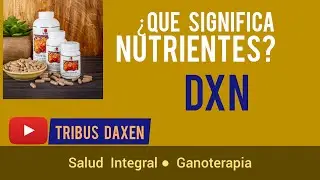🍄&iquest;Qu&eacute; son los  NUTRIENTES? &iquest;QU&Eacute; SIGNIFICA NUTRIENTES EN DXN GANOTERAPIA?&iquest;GANODERMA ES NUTRIENTE?😊