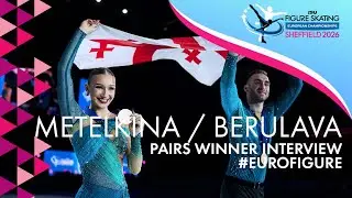 HISTORIC GOLD! | METELKINA / BERULAVA (GEO) | Pairs Winner Interview | #EuroFigure | Sheffield 2026