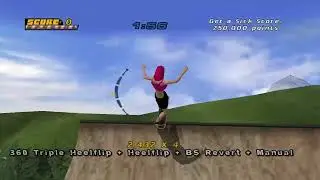 Tony Hawk's Pro Skater 4 - College - Get a Sick Score: 250,000 points