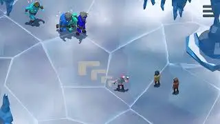 Snowball Thrower Adventure: Battling Ice Trolls on a Snowflake! 🌨️❄️