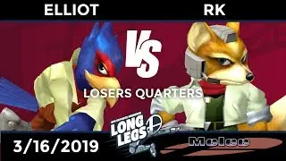 Long Legs Melee: Losers Quarters - Elliot (Falco) vs RK (Fox)
