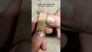 Making A Simple Wooden Keyring! #shorts