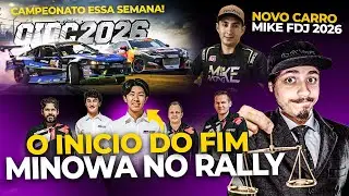 EU AVISEI! MINOWA VAI DEIXAR O DRIFT? CAMPEONATO ESSA SEMANA E NOVO PROJETO DO MIKE! #DNEWS #2026
