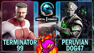 MK1 Terminator99 (OMNI-MAN) VS Peruvian Dog47 (NOOB SAIBOT)🥊Mortal Kombat 1🥊4K 60ᶠᵖˢ