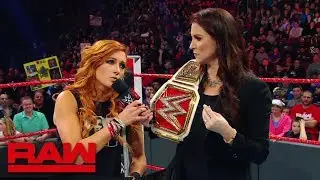 Ronda Rousey crashes Becky Lynch’s Hold Harmless Agreement signing: Raw, March 4, 2019
