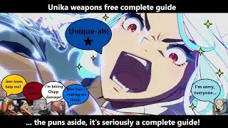 [Guilty Gear Strive] You're free! - Unika weapons free complete guide