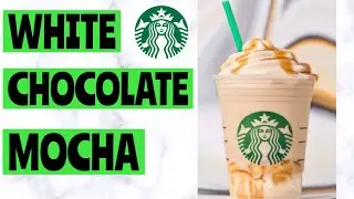 HOW TO MAKE STARBUCKS WHITE CHOCOLATE MOCHA FRAPPUCCINO! | DIY Starbucks Drinks At Home Easy+ Simple