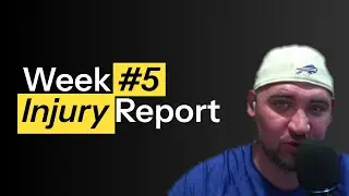 Buffalo Bills Week 5 Injury Report