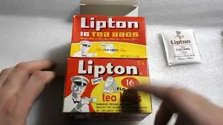 Покупка с Ebay. Поеденный жуками чай Липтон. LIPTON